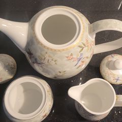 Teapot, sugar bowl & milk jug set