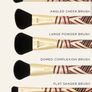 TARTE all jazzed up brush set Details set of 5 makeup brushes BNIB Image 2