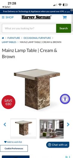 lamp table