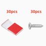 Transparent Strip Light Clips with Screws - Self-adhesive Mounting Bracket for LED, Image 9