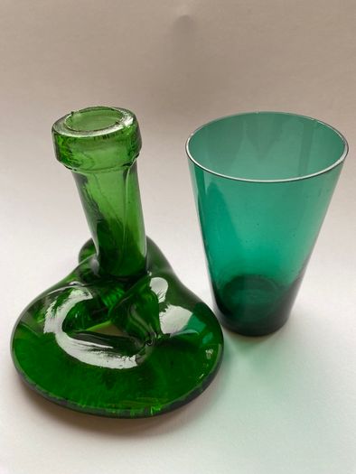 2 pieces of 1950's Irish glass