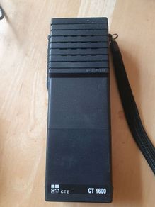 vintage CTE International CT 1600 handheld VHF FM transceiver