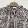 M&S grey leopard print blouse Image 2
