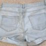 H&M Light Wash Denim Turn-Up Shorts - Size UK 10 / EUR 38 Image 2