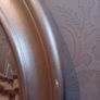 Large round silver mirror Image 6