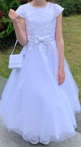 Sarah Louise Communion Dress with head piece