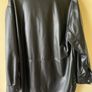 Zara Black Leather Overshirt Image 7