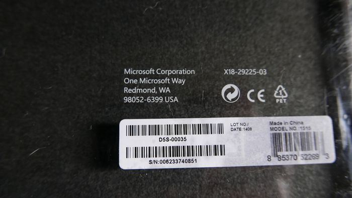 Microsoft Surface Touch Cover with Backlighting Black