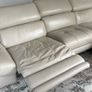 Alessa Leather Corner Sofa With Electric Recliner Image 4