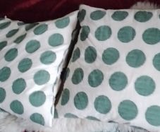 Cushions  4 large featherfilled. Zipper outers