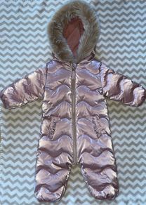 Baby girl's snow suit/pram suit