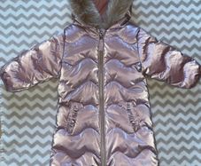 Baby girl's snow suit/pram suit