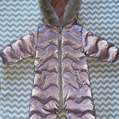 Baby girl's snow suit/pram suit