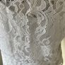 Cortefiel White Lace Blouse with Cami - Size M Image 4