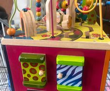Battat Zany Zoo Wooden Activity Cube Assortment