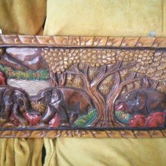 Wood plaque