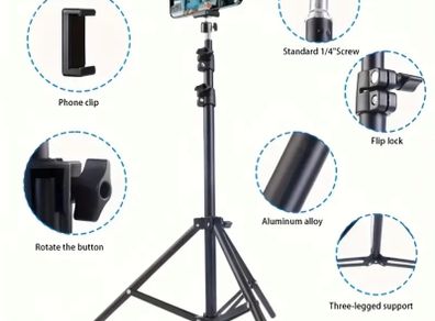 Retractable tripod stand for smart phone NEW in box