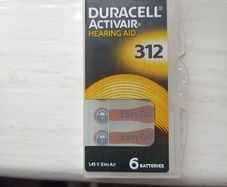 Hearing aid batteries Duracell 312 - Free shipment