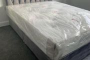 Brand New Stylish single Divan Beds.. Multiple Options Of Headboards. Tufted Memory Foam Mattresses Available. Drawers Storage Available