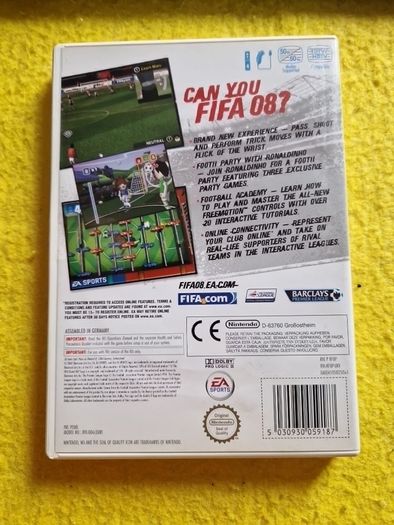 Fifa 08 2008  Nintendo Wii Games Original