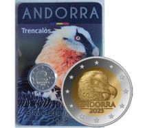 Andorra 2 Euro Brilliant Uncirculated 2025 - Bearded vulture