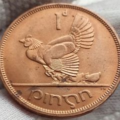 Ireland 1968 | One Penny | Irish 1d | Irish Penny | KM.11 | UNC
