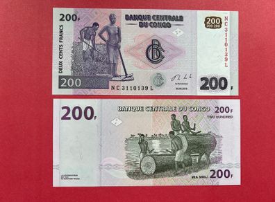 Congo  200 Francs  2013   ( uncirculated  ) .