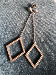 Sterling silver drop earrings