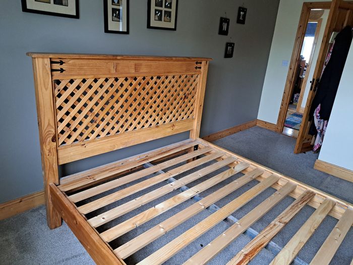 Wooden Double Bed Frame