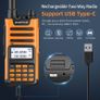 High Power Dual Band Walkie Talkie Type C Charger 16 KM Long Range UV13 Transceiver Ham Two Way Radio Image 7
