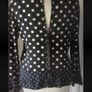 blouse Bnwt size 10 black & white polka dot top tie back detail Image 10