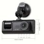 Car Dual Lens Dash cam Night vision loop recording 2" ips screen 1080p G-Sensor Image 5