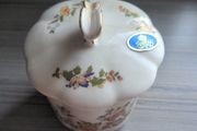 Vintage Ansley Cottage Garden Lidded Trinket Holder