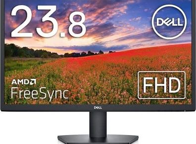 Dell SE2422H 24 Inch Full HD (1920x1080) Monitor, 75Hz, VA, 5ms, AMD FreeSync, HDMI, VGA,