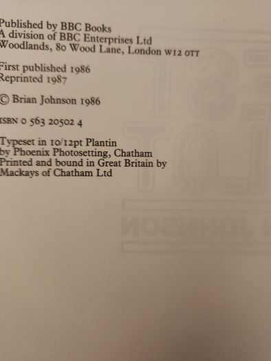 Test Pilot.by Ben Johnston.  First Edition Hardback With Dustjacket In Good Condition.37