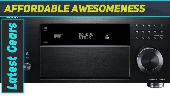Onkyo TX-RZ800  7.2-channel home theater receiver with Wi-Fi Bluetooth Apple AirPlay and Dolby Atmos
