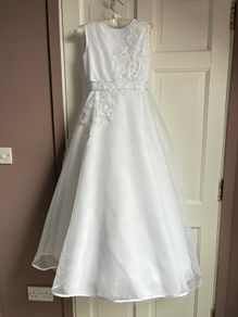 Beautiful organza Communion Dress, matching bolero