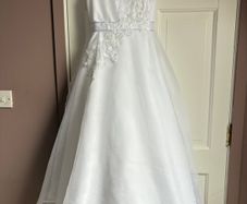 Beautiful organza Communion Dress, matching bolero