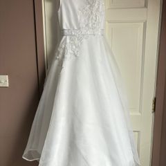 Beautiful organza Communion Dress, matching bolero