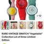 Vintage 1991 Pop Swatch Alfred Hofkunst Rare Design Clock Cucumber Image 4