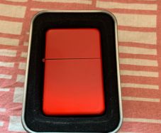 Boxed Red zippo style lighter