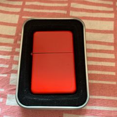 Boxed Red zippo style lighter