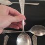 Collection of 11 Vintage Newbridge Silverware Celtic Dragon Design Spoons from Jurys Hotel Image 8