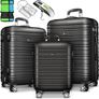 Set of 3 Suitcase Hard shell  with free luggage scales Image 3