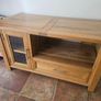 solid oak tv unit Image 2