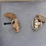 Pair Of Antique Irish 9c Gold 375 Cufflinks 2,2g Image 9