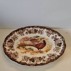 Royal Worcester Palissy Game Series Serving Platter and Salt Shaker