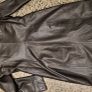 Leather coat Y2K black Image 10