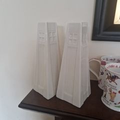 Belleek candleholders