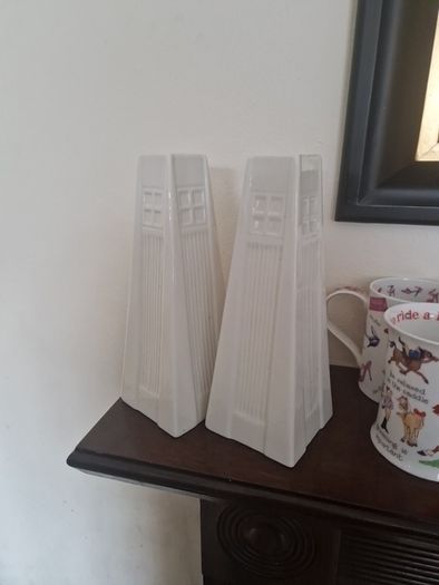 Belleek candleholders